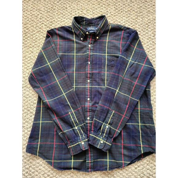 Polo Ralph Lauren Other - Polo Ralph Lauren Men's XXL Classic Fit Plaid Button -Down Shirt